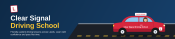 driving school banner